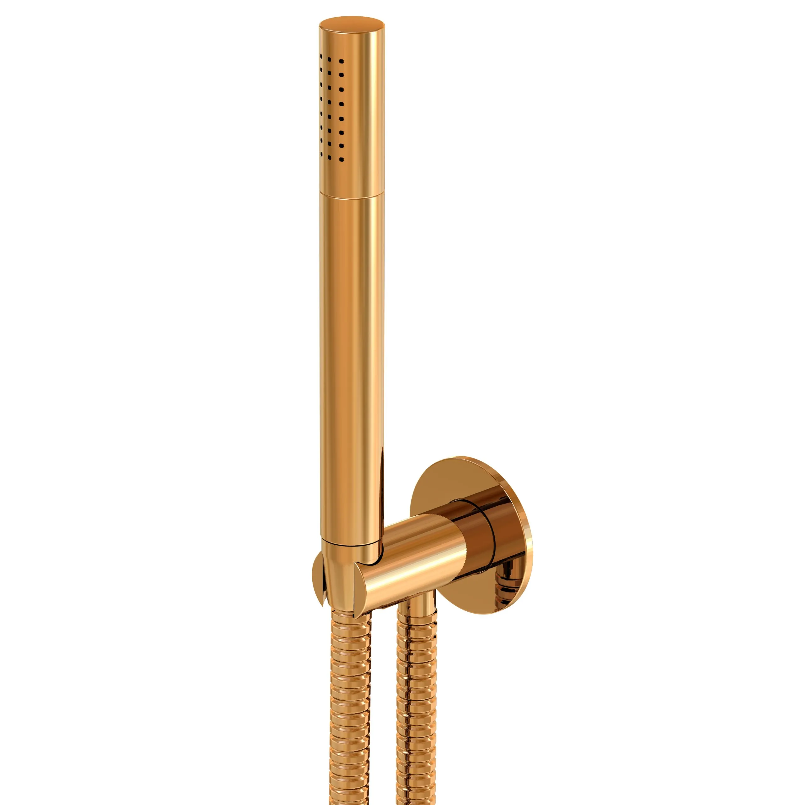 Steinberg Serie 100 Handbrausegarnitur mit integriertem Brauseanschlussbogen, rose gold