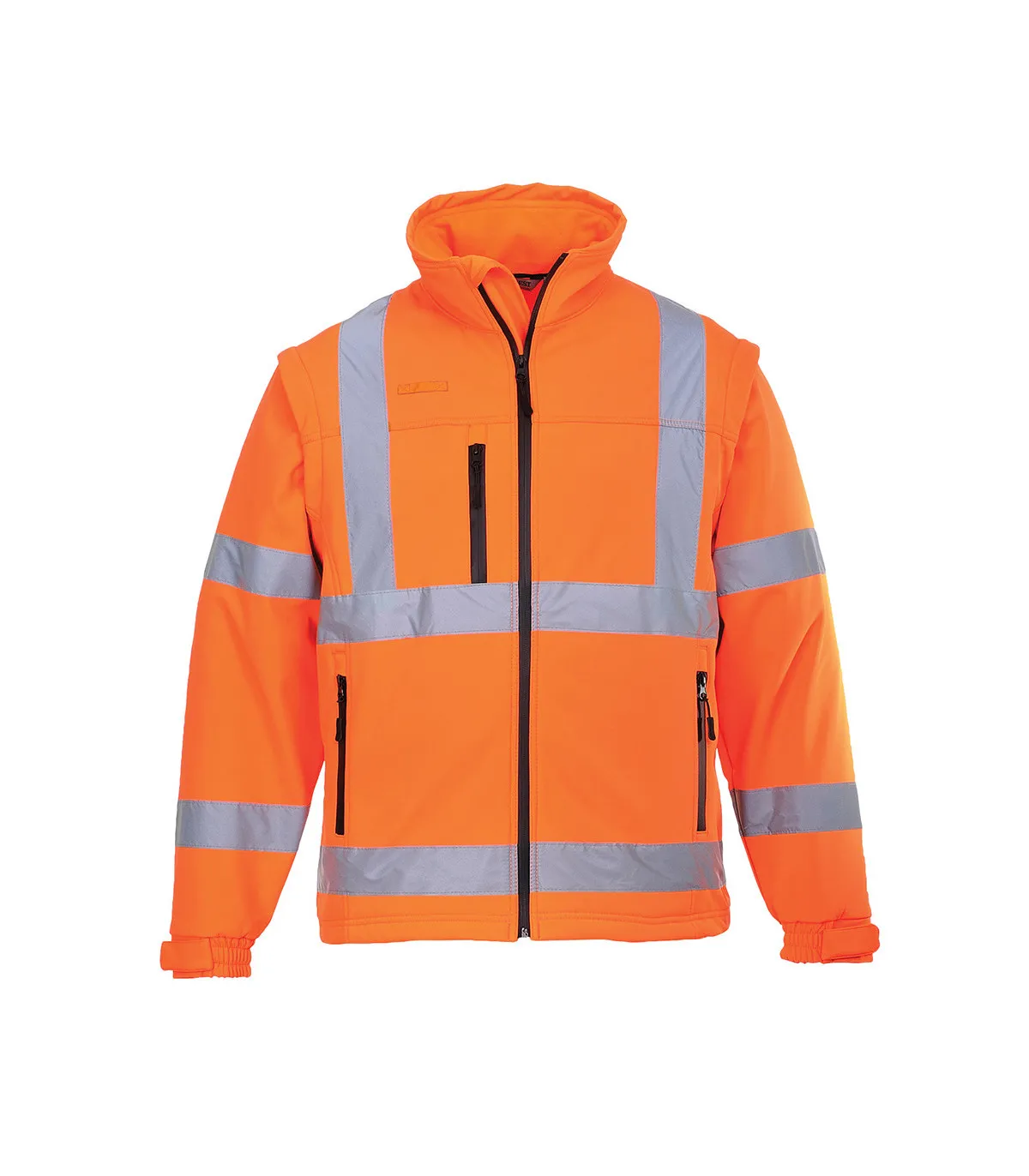 3-lagig hohe sicht softshell mit reflektierenden bändern PORTWEST S428