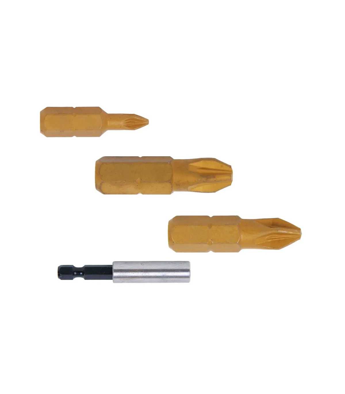 3-Punkt-Adapter Titamium Pozidrive zum Schrauben PZ-1 PZ-2 PZ-3 Cofan 09594006