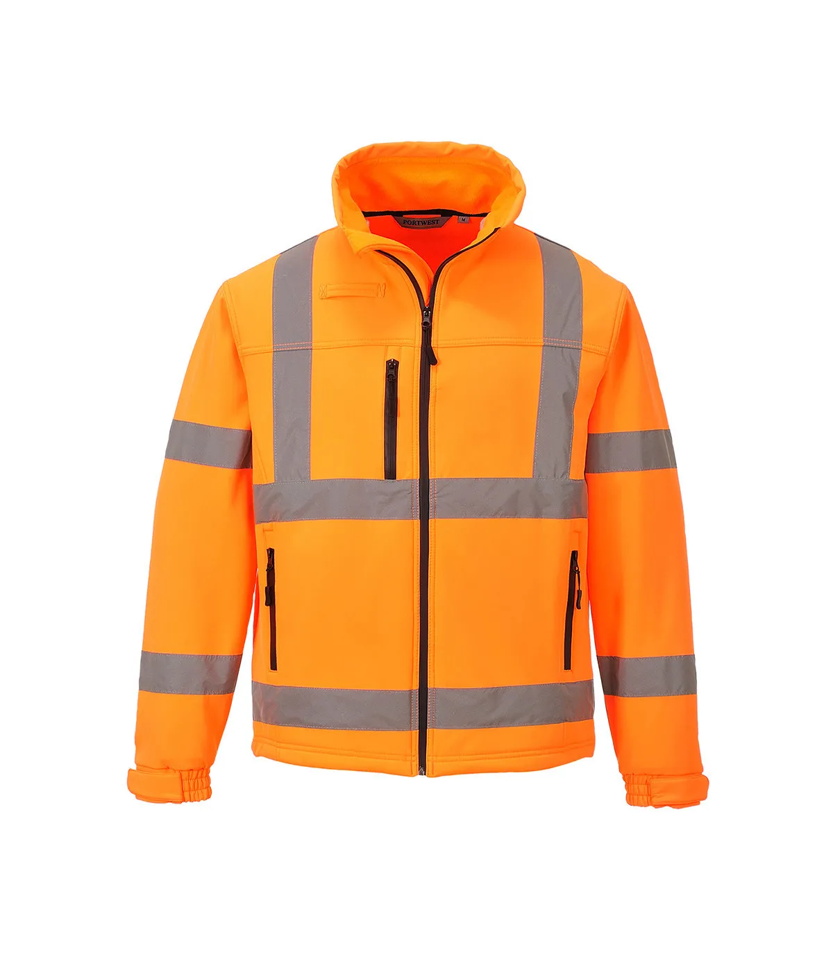 3-Schicht Classic Hohe Sichtbarkeit Softshell Jacke mit reflektierenden Bändern PORTWEST S424