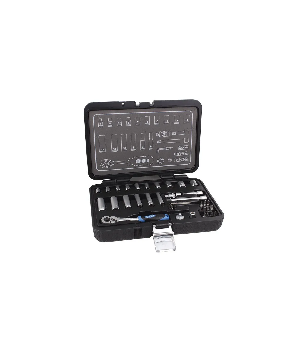 36-teilige professionelle Aktentascheschiffe 1/4 Cofan 14009023