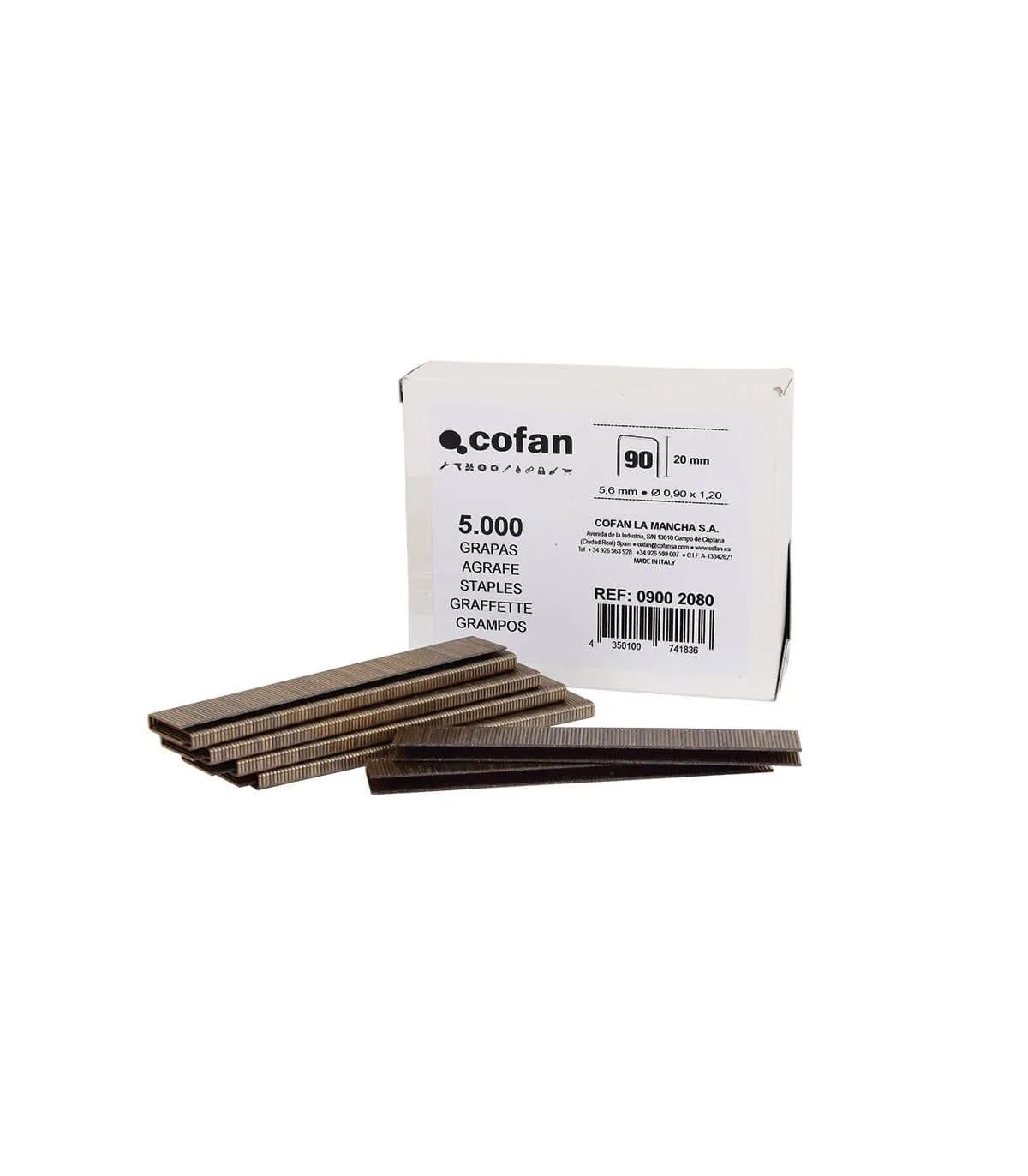 38mm 38mm 38mm Heftklammern für Cofan Hefter