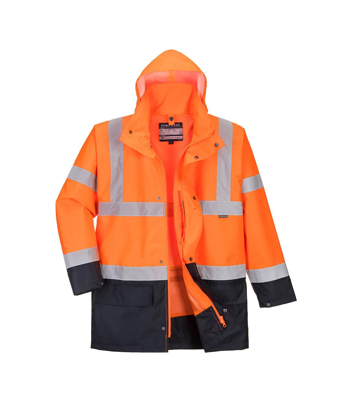 5 in 1 bicolor Essential wasserdicht 2 Patchtaschen, verstellbare Manschetten PORTWEST S766