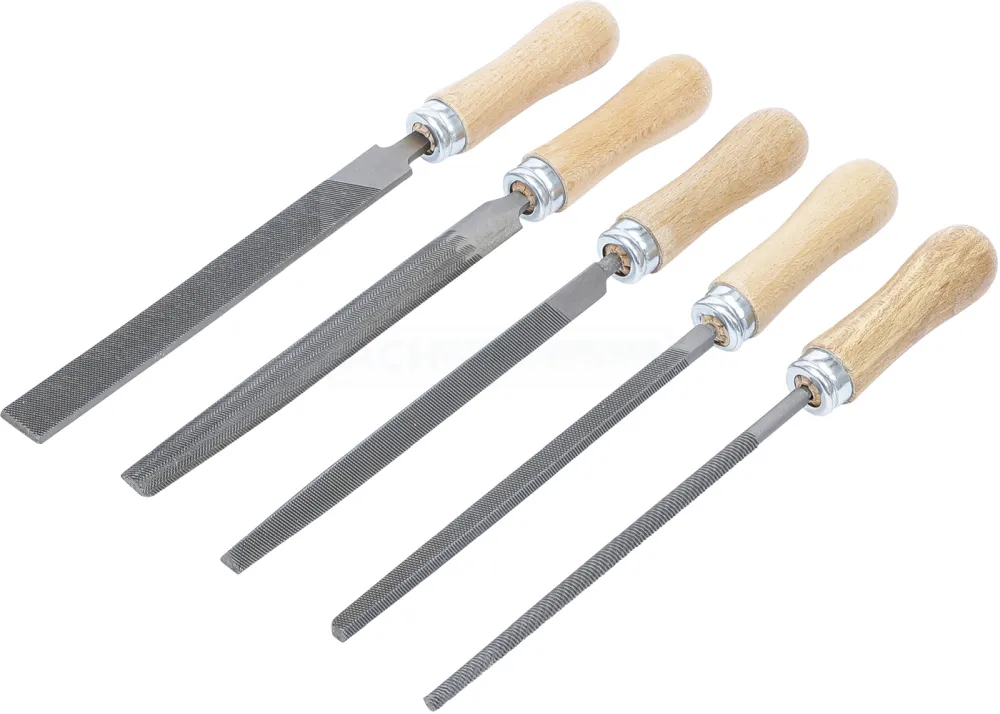 BGS DIY Feilen-Satz | Holzheft | 150 mm | 5-tlg. – 50206