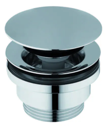 Schaftventil für Waschbecken mit Click-Clack , Push Open , Push Up , Klick-Klack Verschlussmechanism