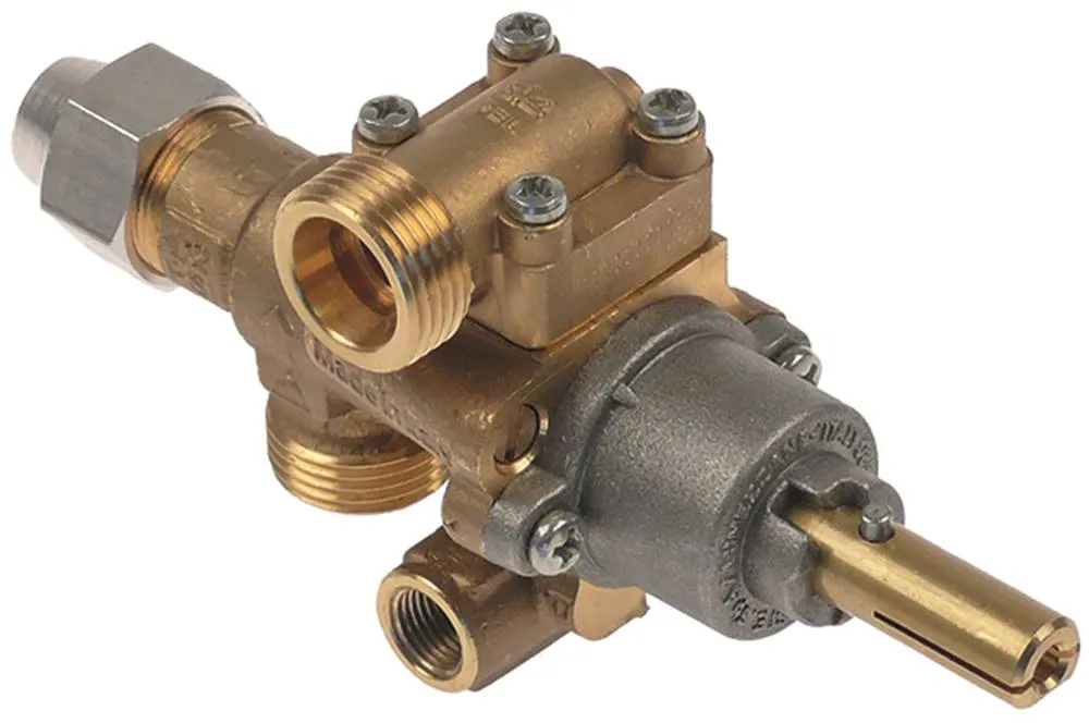 Ambach Gashahn PEL22S/O für SIE-105, SIEC-105 mit Zündsicherung M10x1