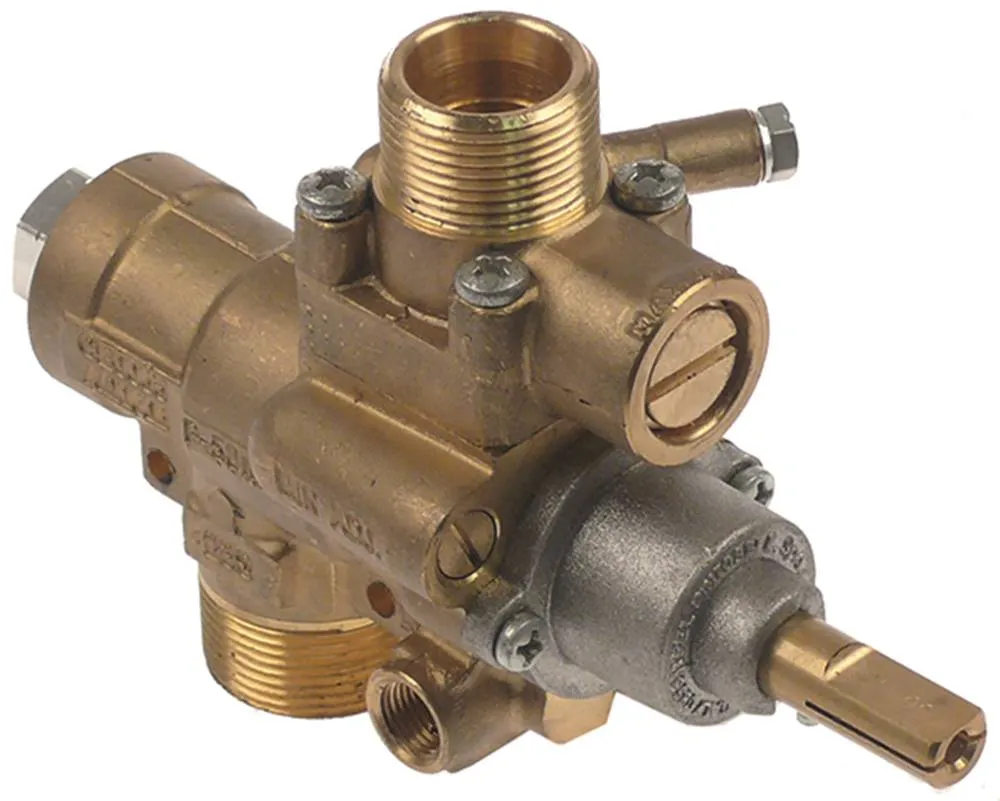 Ambach Gashahn PEL23S/V für Kochkessel K7G-35, K7G-50 Achse ø 10x8