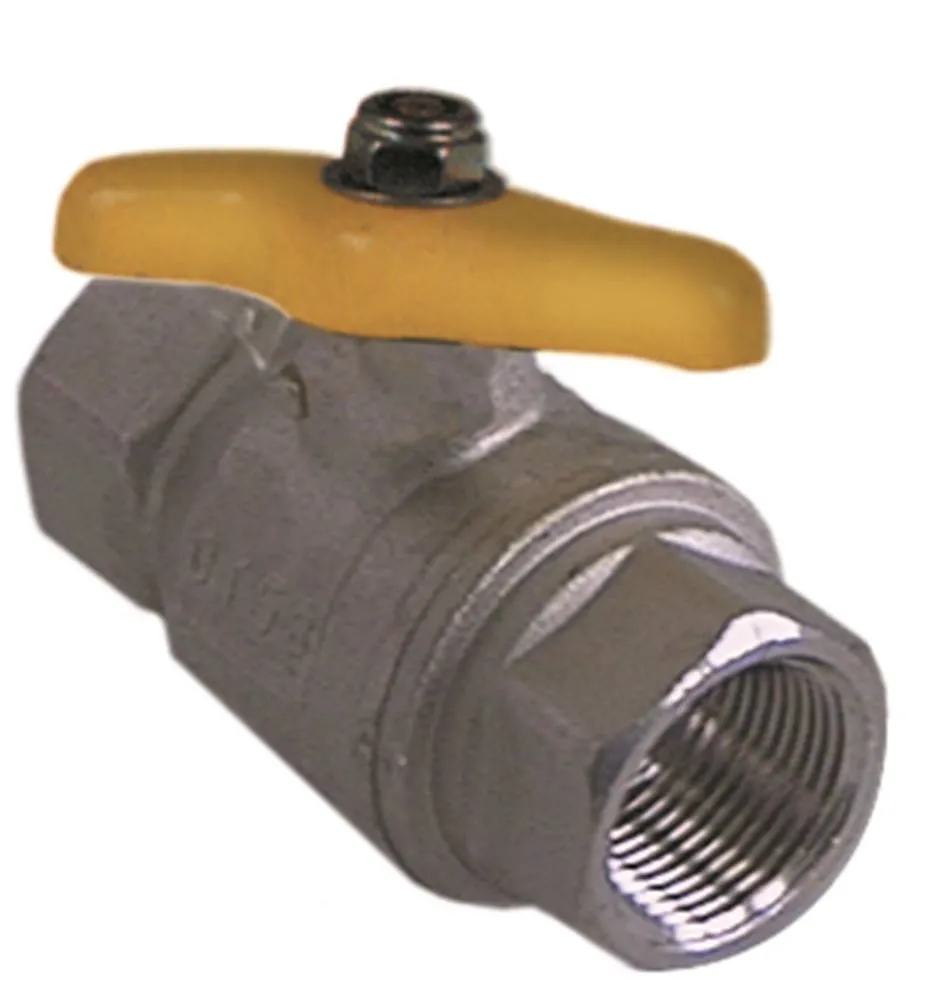 Ambach Kugelhahn für GHE-120, GHE-80, GH-40 Länge 80mm DN20 T-Griff