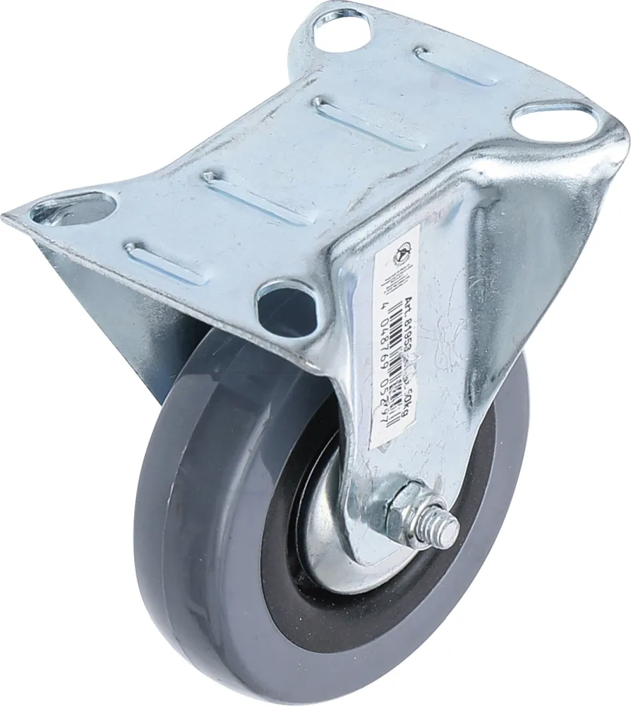 BGS DIY Bockrolle | mit Anschraubsockel | Ø 75 mm – 81953