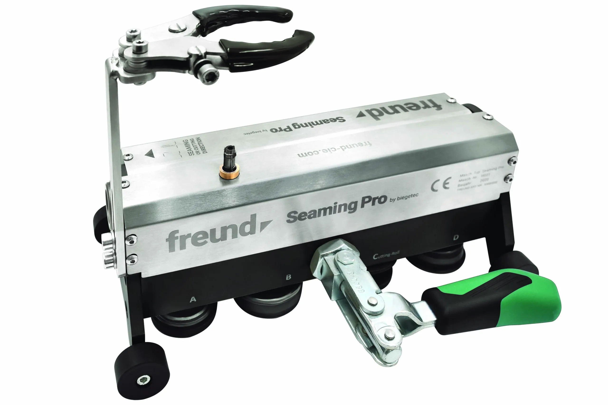 FREUND FALZMASCHINE SEAMING PRO 3 in 1 Werkzeug zur Erstellung von Doppelfalzen & Winkelfalzen