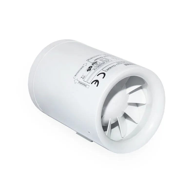 Blauberg Rohrventilator Ducto 100 T mit 110 m³/h Fördervolumen mit Nachlaufschalter 8030512