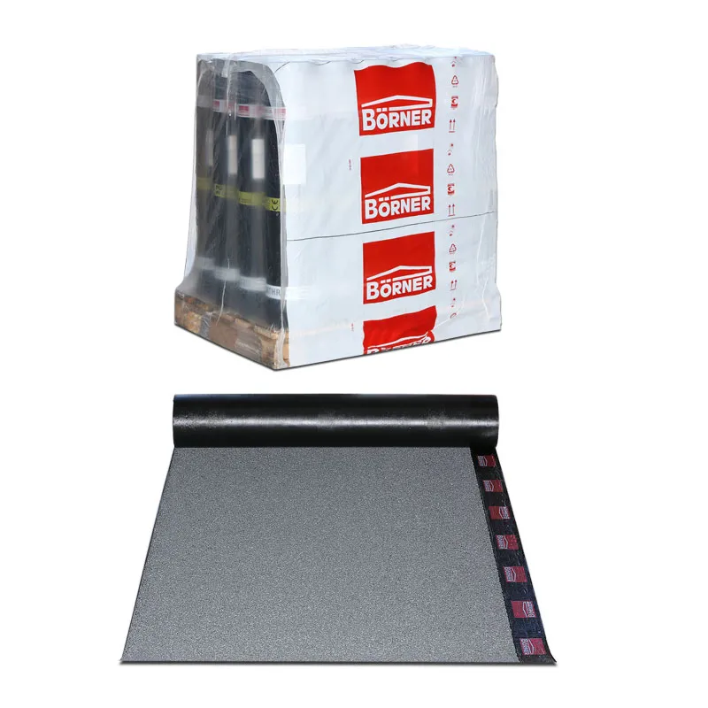 1 Palette Börner POLY-Elast PV 200 S5 EN-t1 Schweißbahn vollflächig anthrazitschiefer 24Rollen 120m²