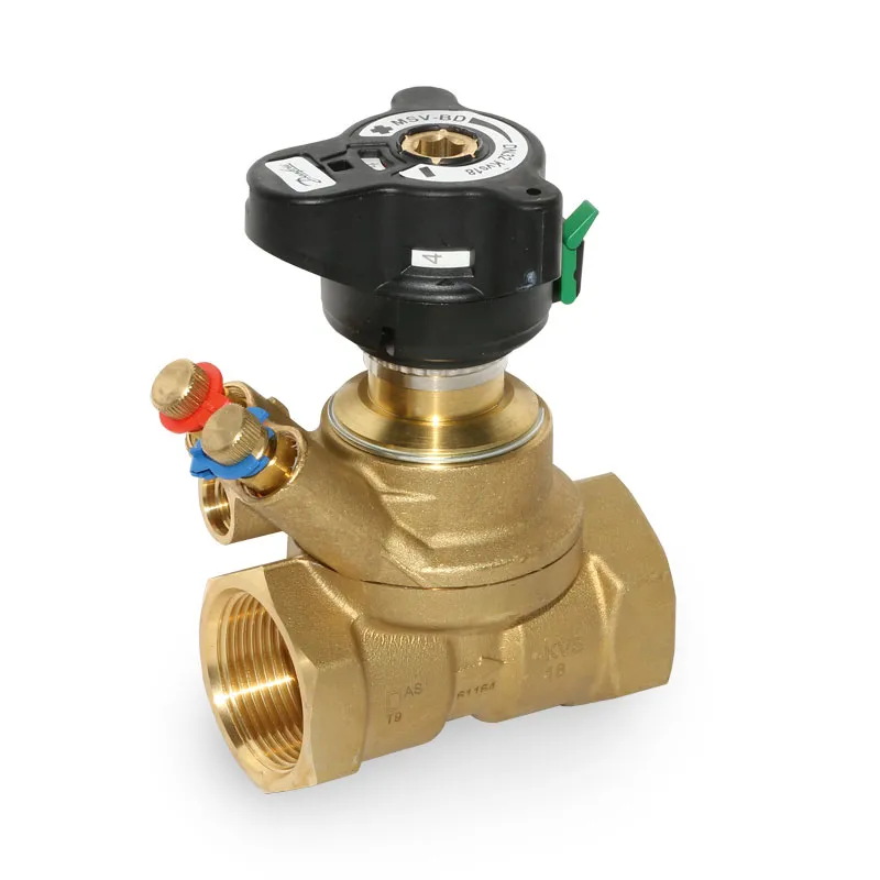 Danfoss Strangregulierventil Messventil MSV-BD Leno DN32LF 1 1/4" IG Kvs 18m³ mit Entl. 003Z4004