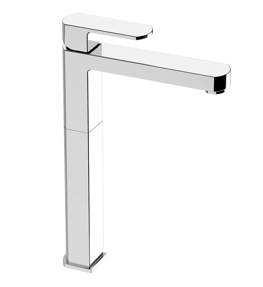 Hausmarke Premium Serie 910 Einhebelmischer Waschtischmischer hohe Ausführung für Waschschüsseln