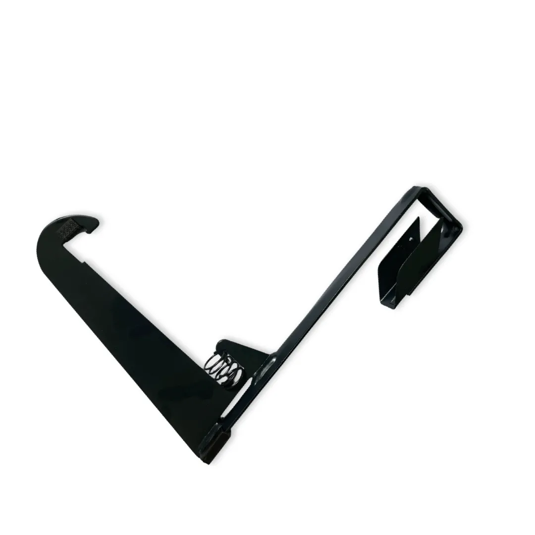 Flender Schneefangstütze GH 200mm f. Dachziegel & -steine Nr. 76 B verzinkt, dunkelgrau