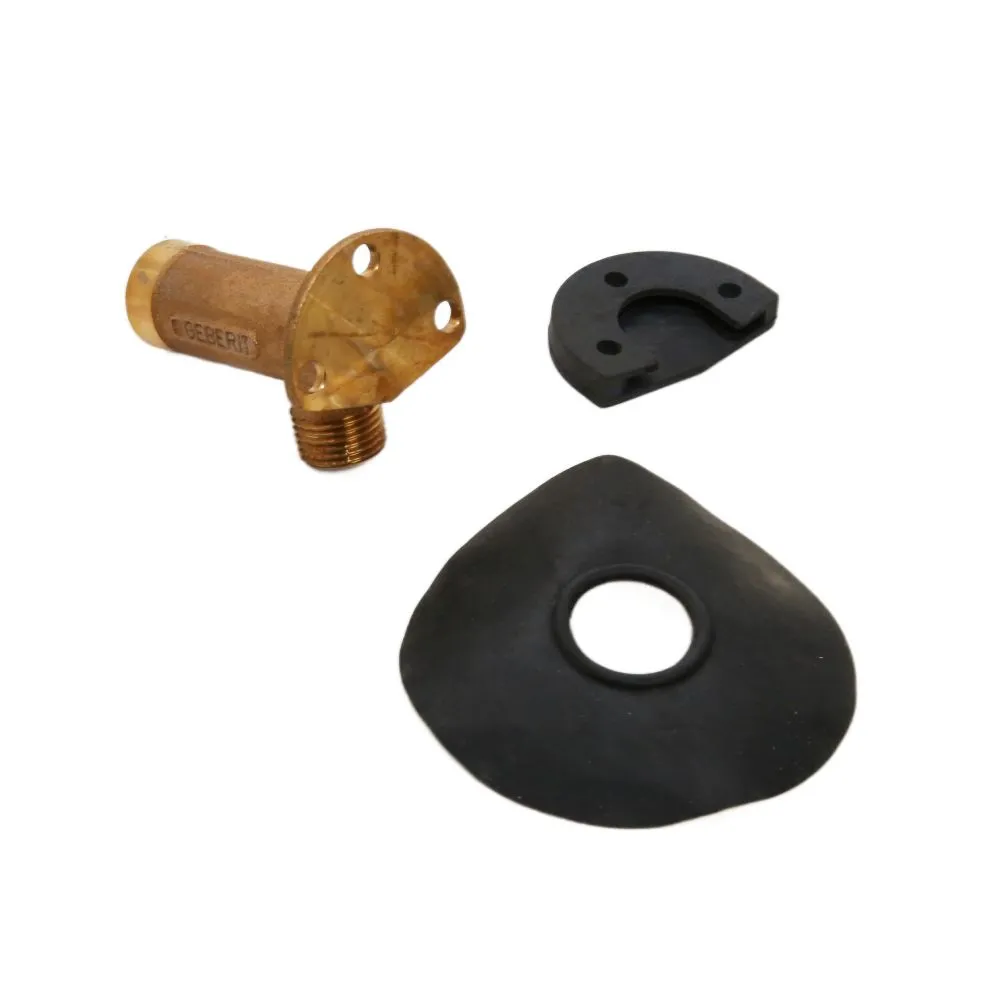 Geberit mepla Armaturenanschluss, Wandscheibe, Anschlusswinkel 1/2" x 1/2" 465.038.00.1