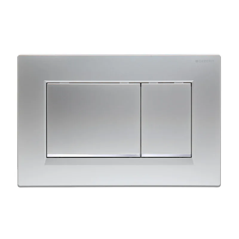 Geberit Sigma20 (ex Sigma30) Betätigungsplatte für 2-Mengen-Spülung mattchrom lackiert 115.883.JQ.1