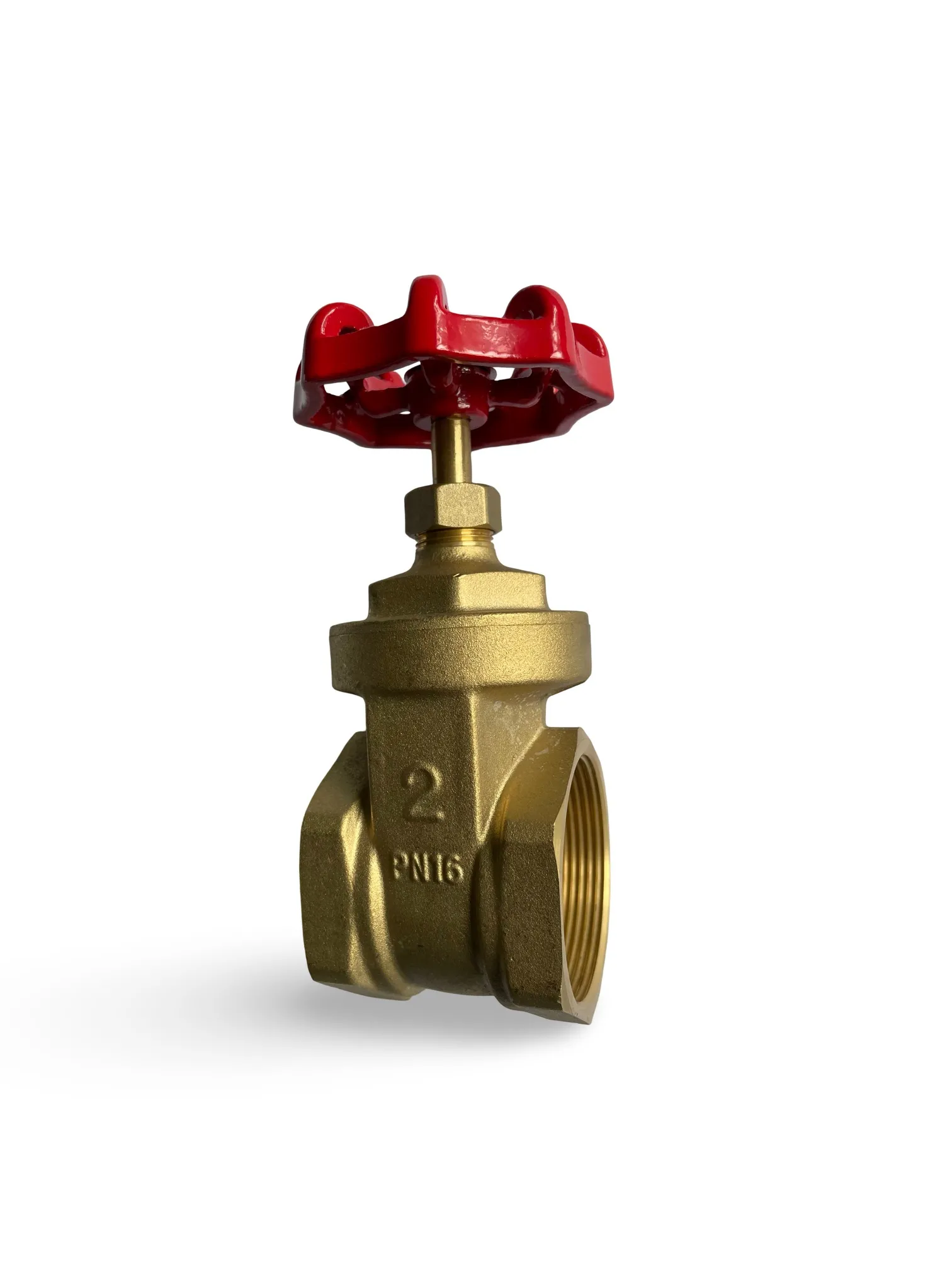 Muffenschieber 2'' DN50 Schieber Rotguss ohne Entleerung PN 16