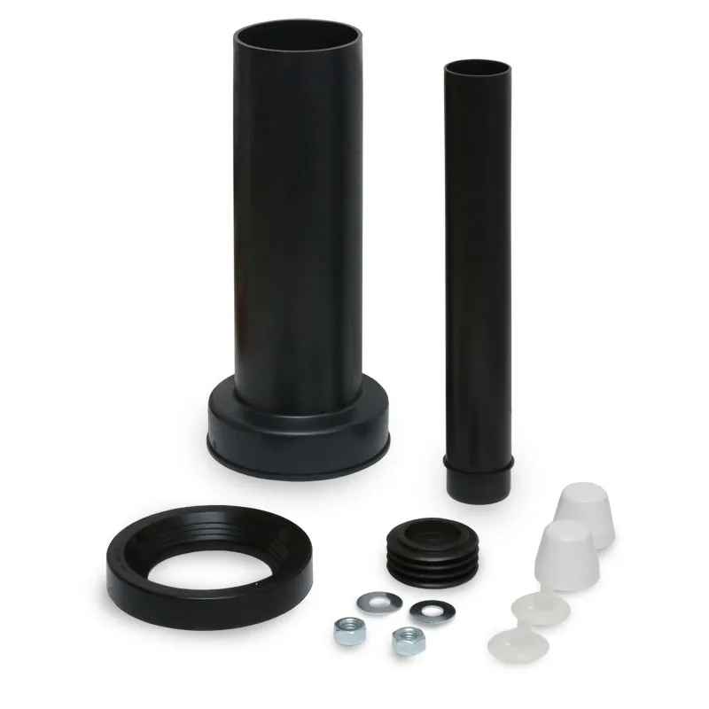 Haas PE Wand-WC Anschlussgarnitur - 90 mm x 300 mm lang - mit Dichtung