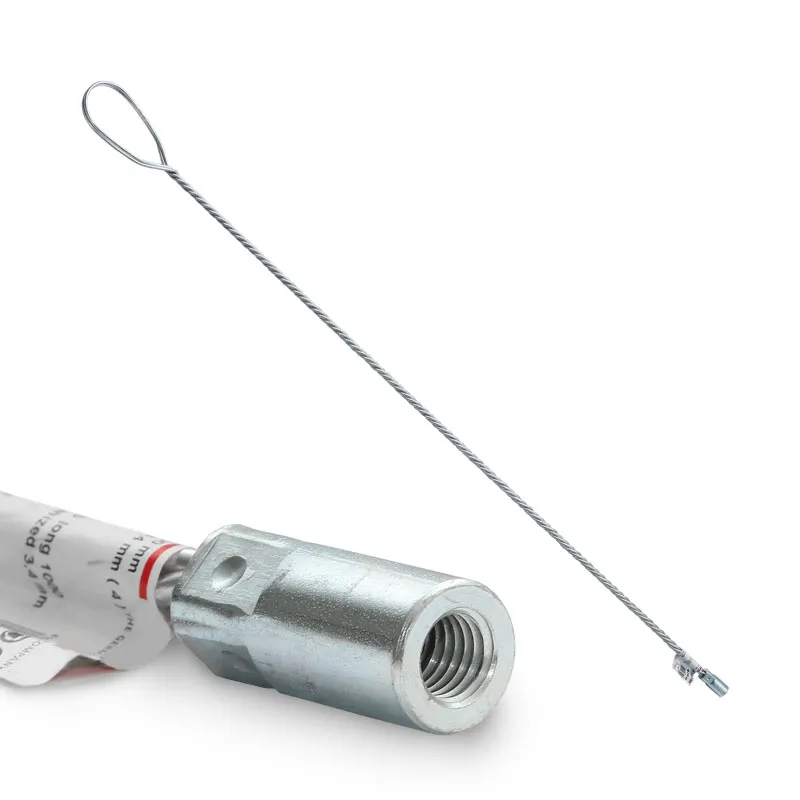 Drahtstiel Stiel für Kesselbürsten flexibel mit Grifföse M10 IG 1000mm lang