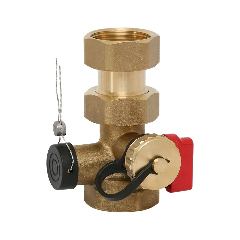 IPG Kappenventil DN25 1" x 1" mit KFE Kugelhahn für Ausdehnungsgefäße Heizung 80l - 1000l