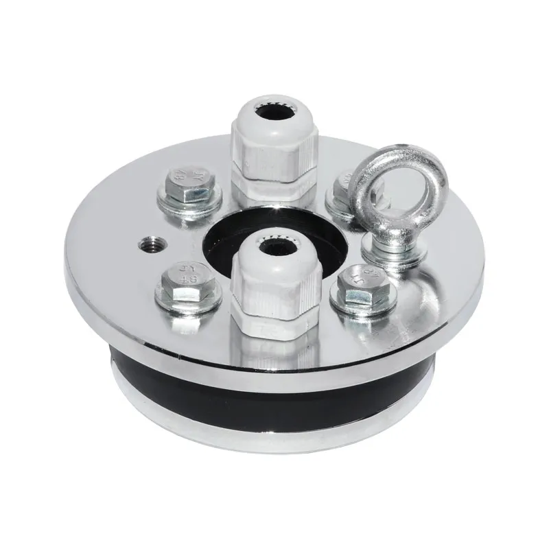 Brunnenkopf DN125 für 40er Rohr Einsteckkopf für Brunnen Brunnendurchführung verzinkt