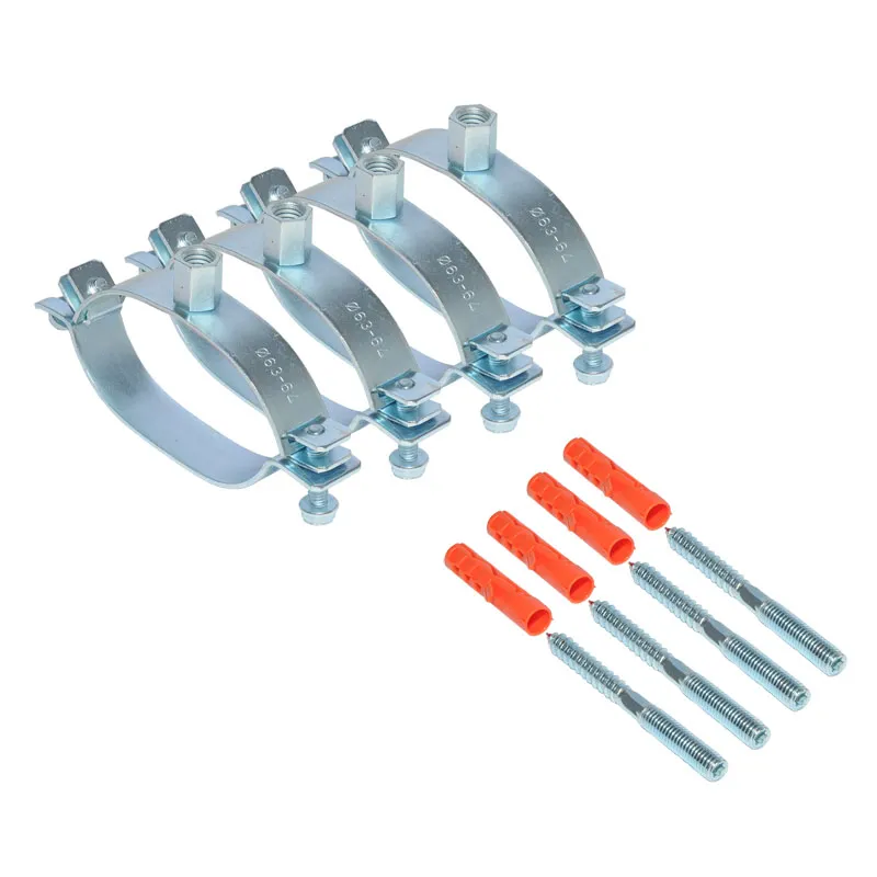 4x Armaflex Bügelschelle mit Dübel und Stockschraube für DuoSolar VA Wellrohr DN16 SCH-DN16-FEF14