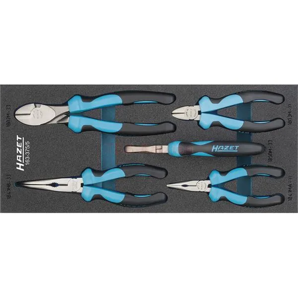 Hazet 163-375/5 Zangen-Satz 1/3+ 5-teilig