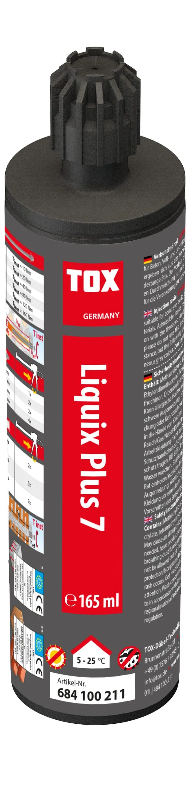TOX Verbundmörtel Liquix Plus 7 styrolfrei 165 ml, 084100211