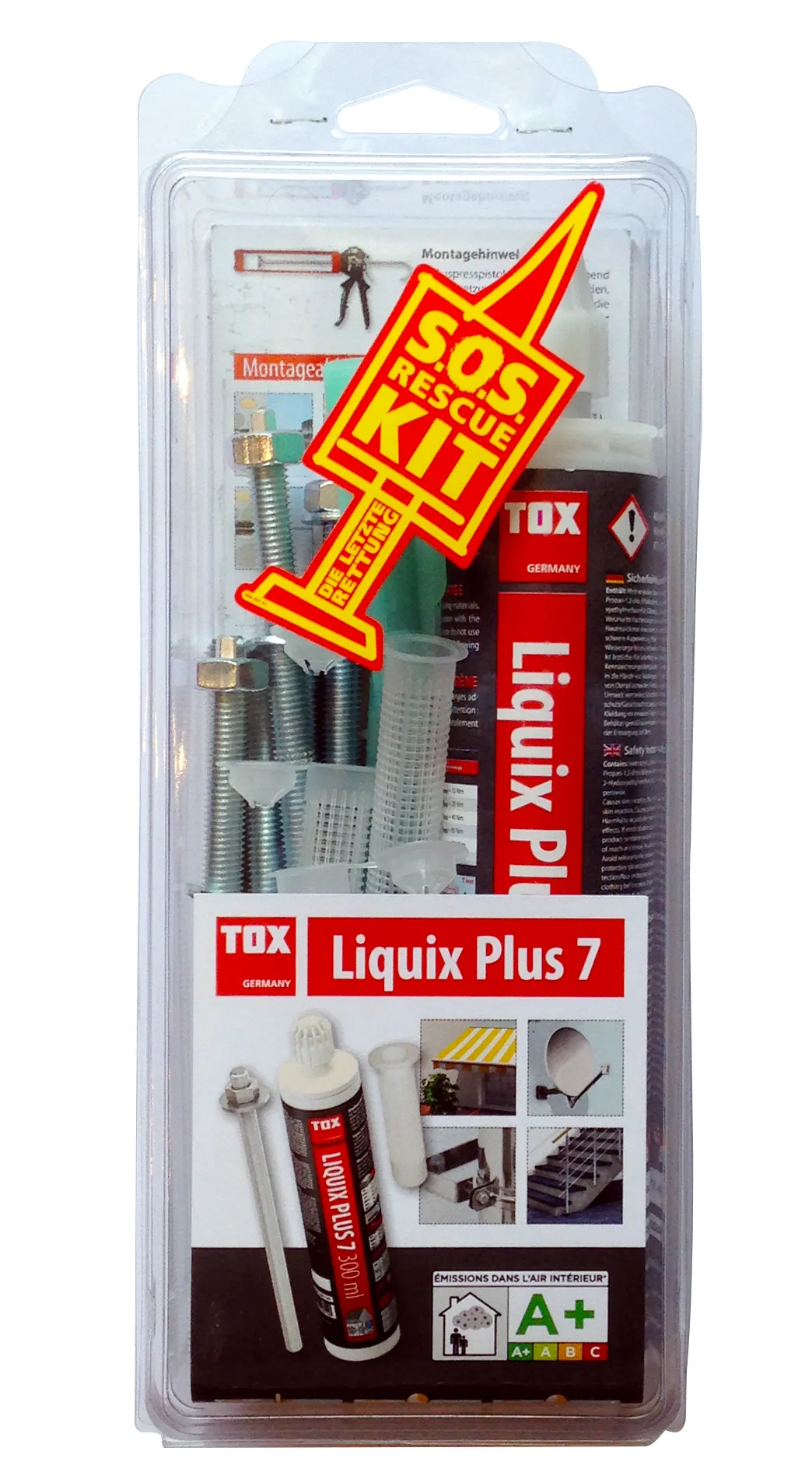 TOX Verbundmörtel Liquix Plus 7 S.O.S.Kit styrolfrei 300 ml, 08490191