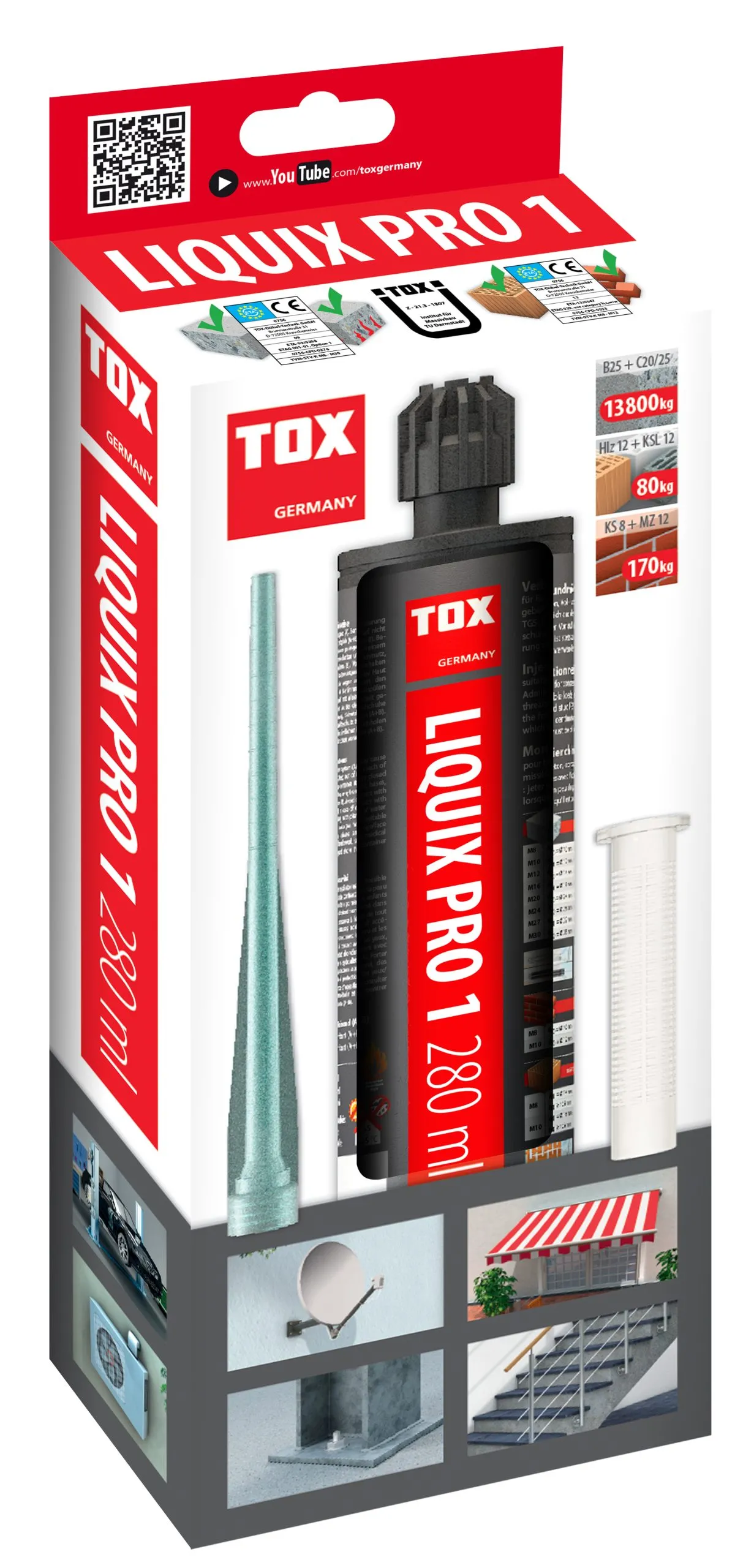 TOX Verbundmörtel Liquix Pro 1 styrolfrei 280 ml, 084600081