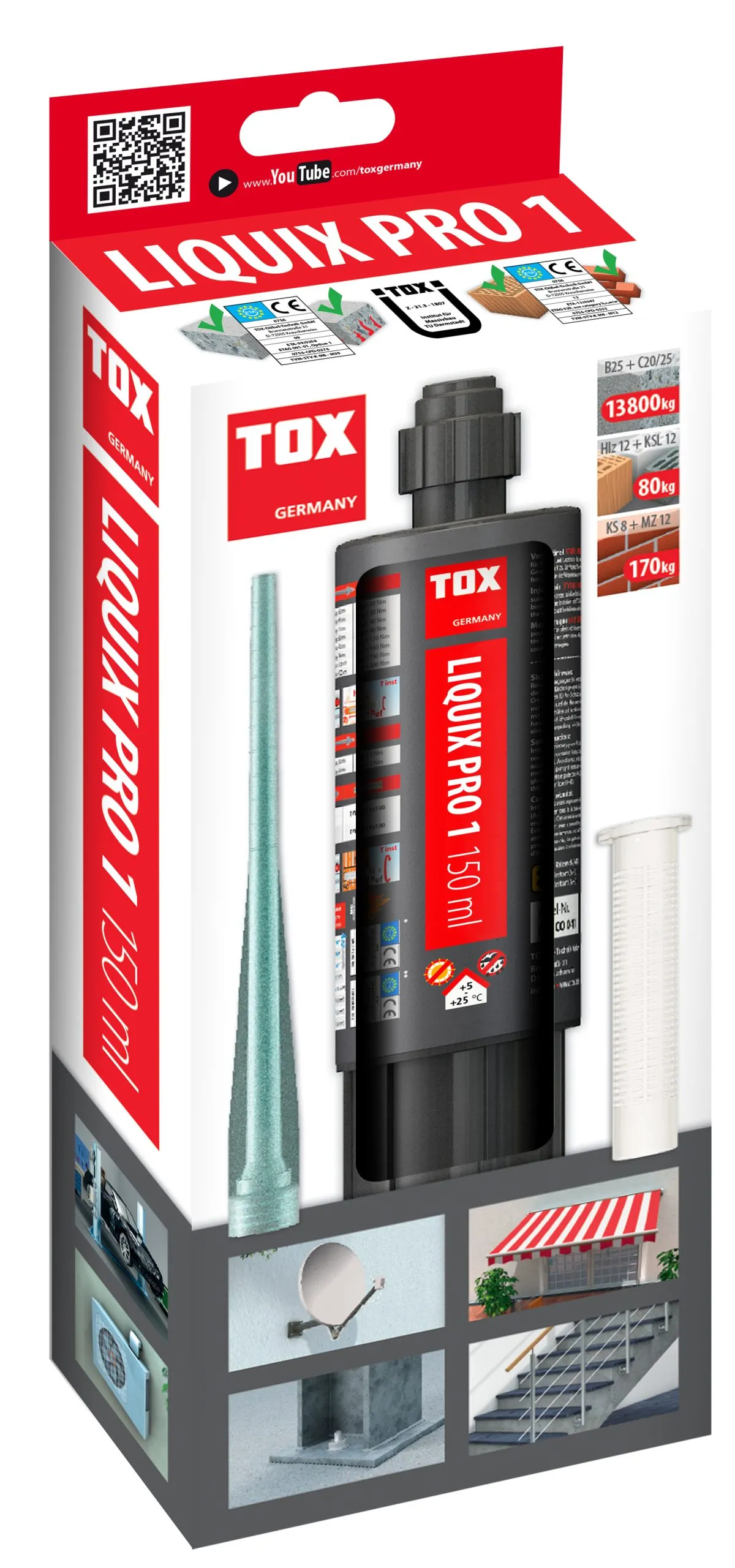 TOX Verbundmörtel Liquix Pro 1 styrolfrei 150 ml, 084600041