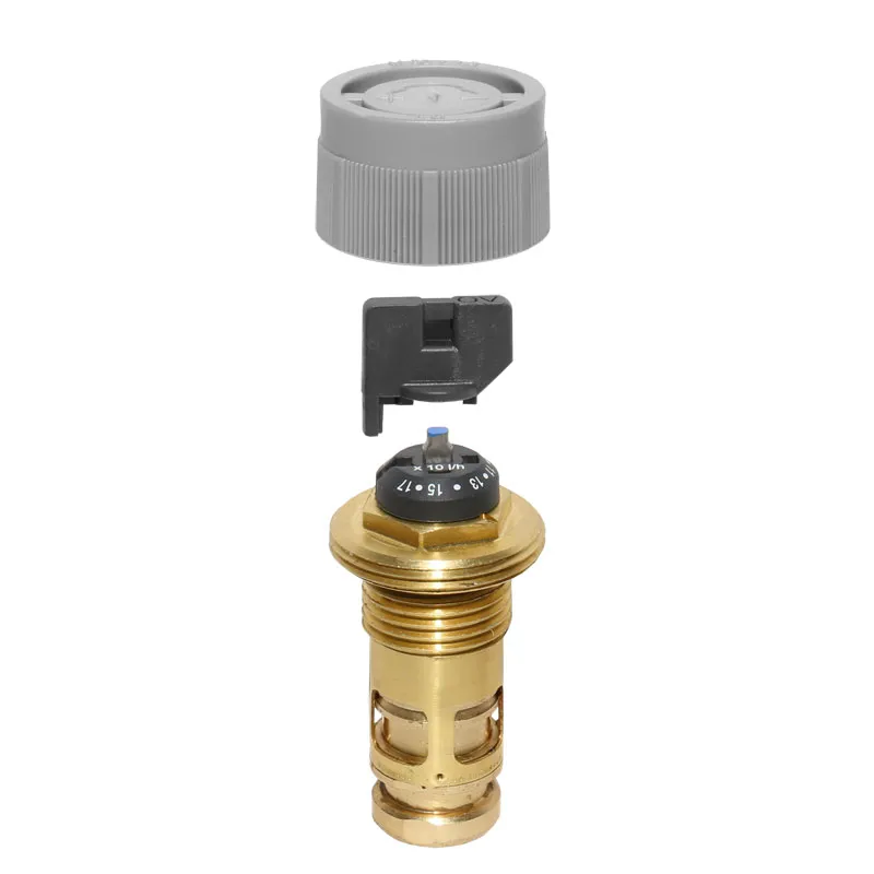 OVENTROP-Ventileinsatz GHQ mit Q-Tech ½"AG für den automatischen hydraulischen Abgleich 1019083