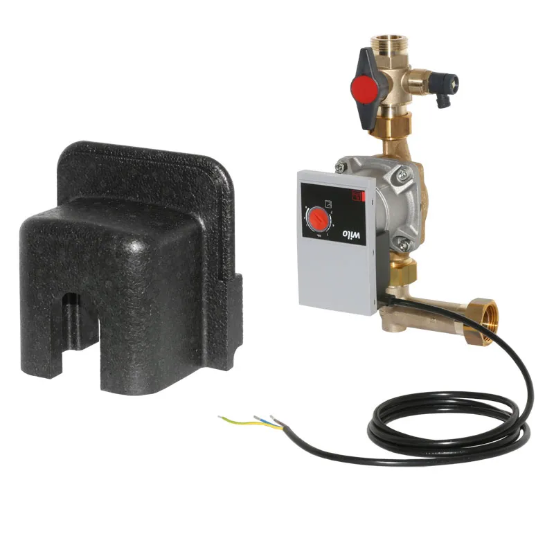 Oventrop Trinkwasserzirkulations-Set mit Zirkulationspumpe Wilo PARA BZ Z 15-130/7-50/SC für Frischw