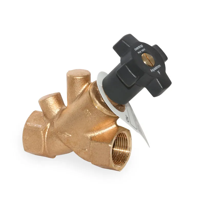 Oventrop Schrägsitzentil Aquastrom Freistromventil DN 15 ½" Innengewinde ohne Entleerung 4200804
