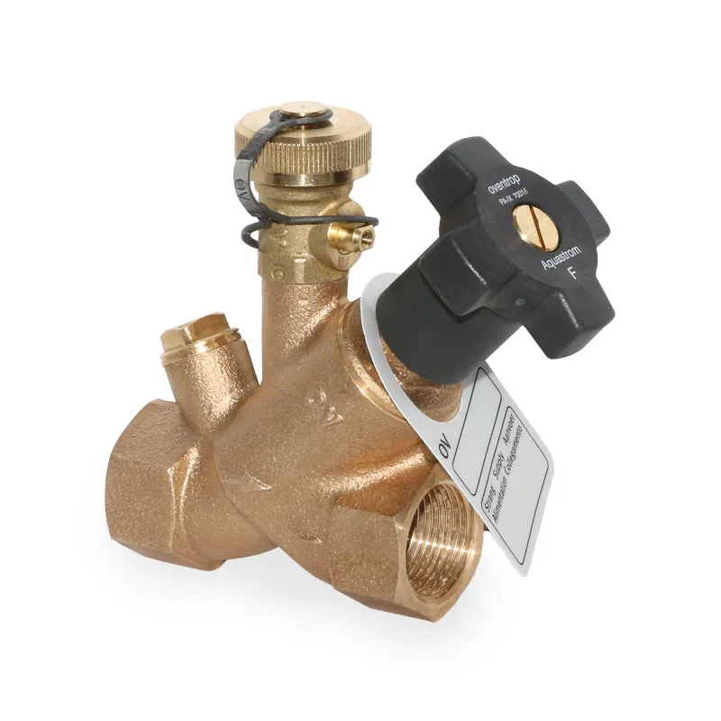 Oventrop Schrägsitzentil Aquastrom Freistromventil DN 15 ½" Innengewinde mit Entleerung 4201204