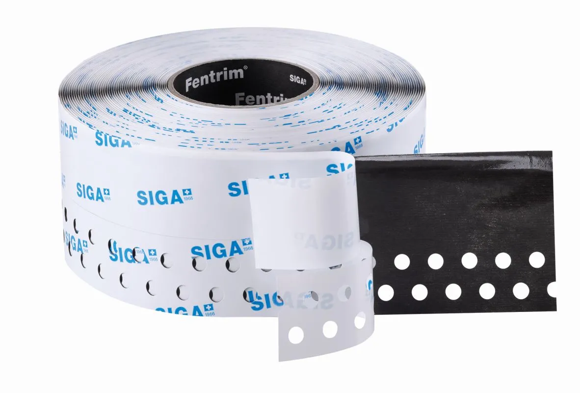 SIGA Fentrim ® 2 überputzbar, f. schlagregend. Anschluss von Fenstern & Türen im Aussenbereich 100mm