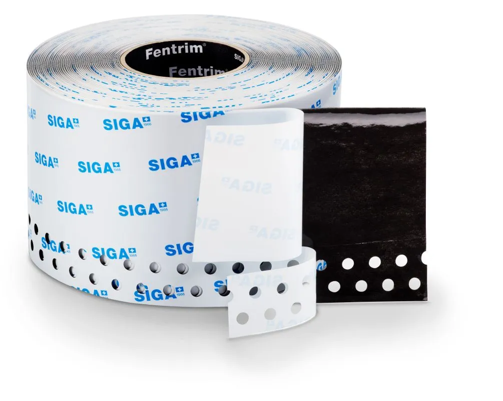 SIGA Fentrim ® 2 überputzbar, f. schlagregend. Anschluss von Fenstern & Türen im Aussenbereich 150mm