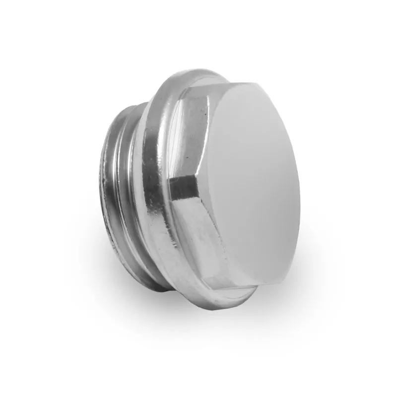 Simplex Blindstopfen für Heizkörper Heizkörperstopfen 1/2", vernickelt, F10703