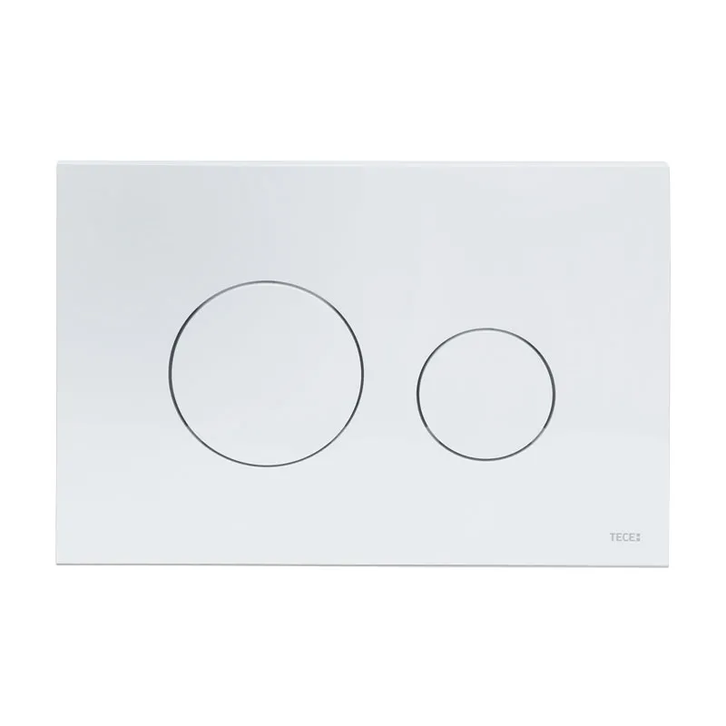 TECEloop WC-Betätigungsplatte Kunststoff für Zweimengentechnik, weiß 9240920