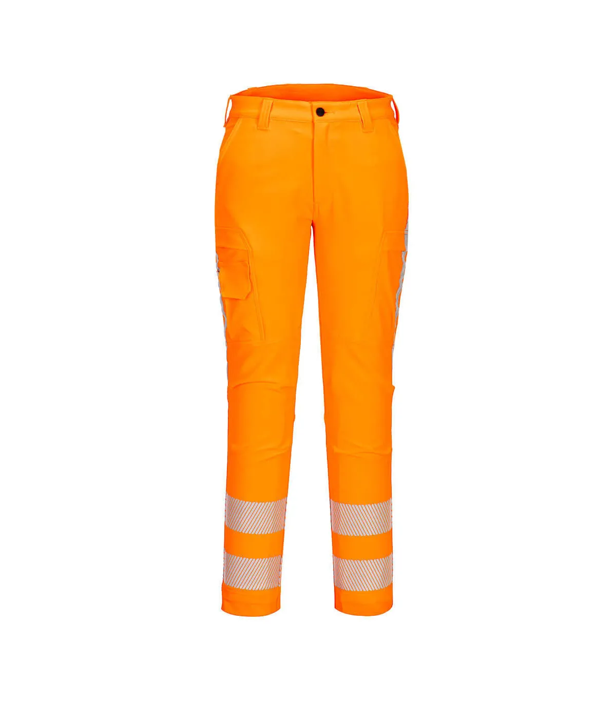 Arbeitshose RWS Stretch orange mit reflektierenden Bändern PORTWEST R440