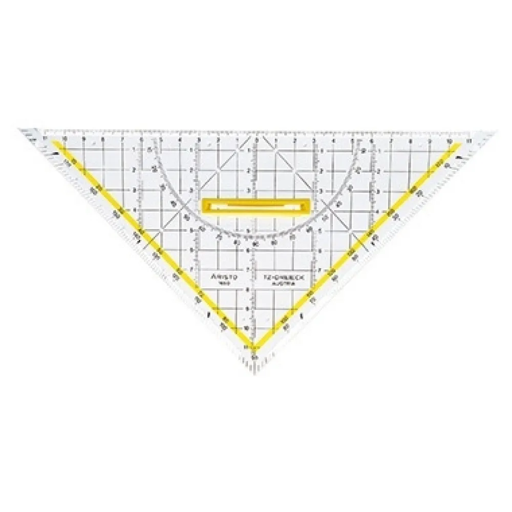 Aristo Dreieck TZ AR1650/4 250mm Griff abnehmbar glasklar