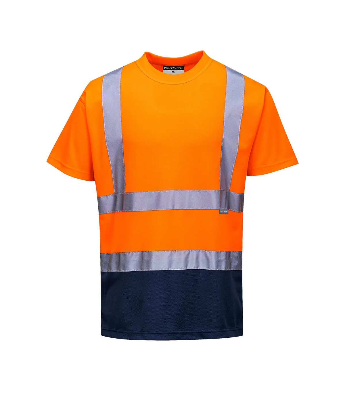 Atmungsaktive zweifarbige Röhre mit reflektierenden Bändern PORTWEST S378