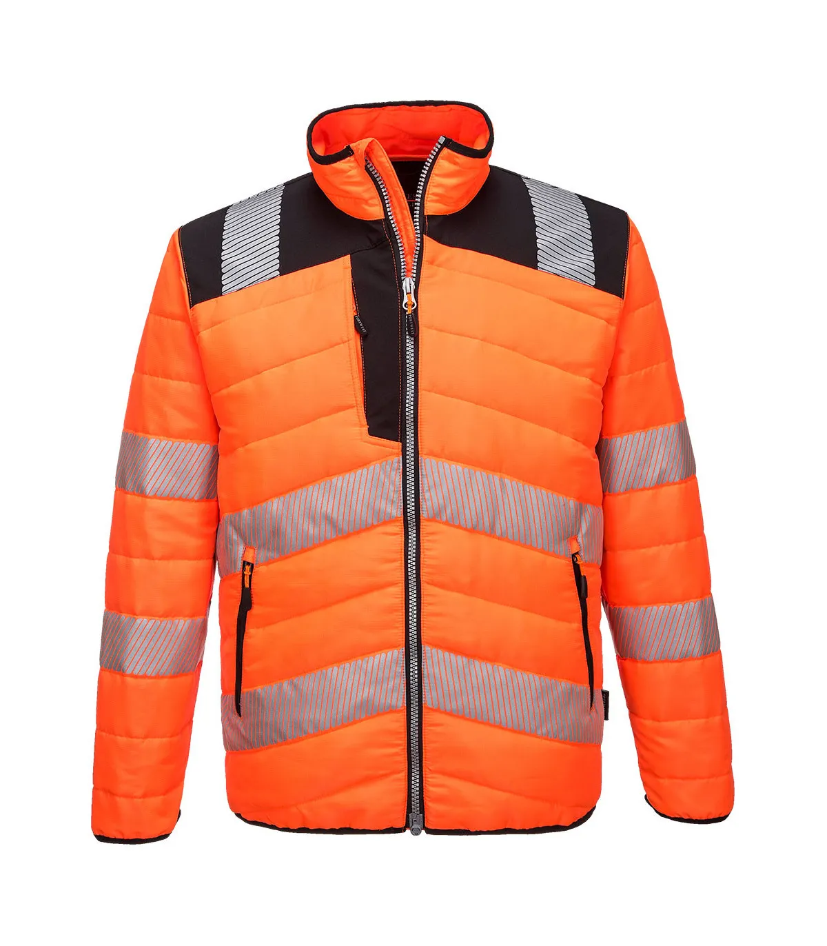 A.V zweifarbig gepolsterte Jacke mit reflektierenden Bändern Innenfutter von Insulatex PORTWEST PW371