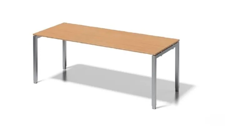 Bisley Cito Schreibtisch 650 - 850 mm höheneinstellbares B 2000 x T 800 mm Buche