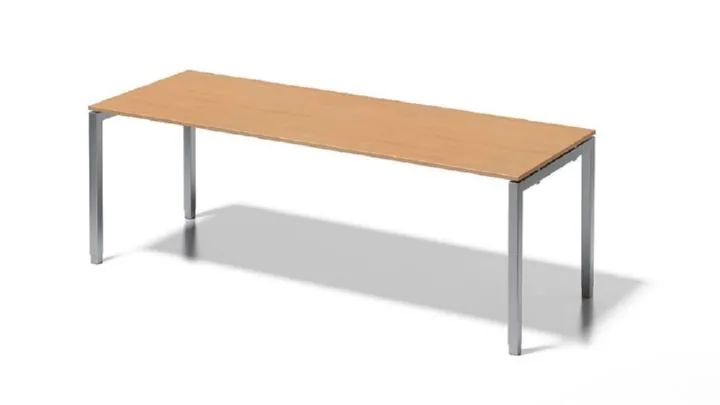 Bisley Cito Schreibtisch 650-850 mm höheneinstellbares U-Gestell H 19 x B 2200 x T 80 m