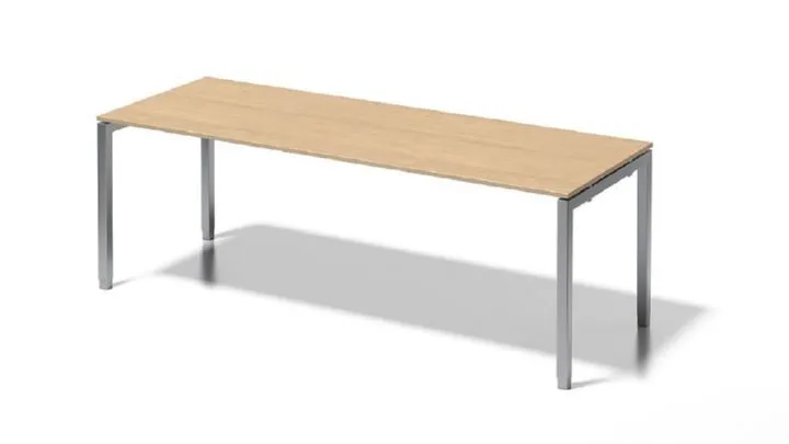 Bisley Cito Schreibtisch 650 - 850 mm höheneinstellbares U-Gestell B 2200 x T 800 mm