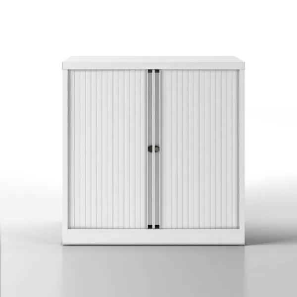 Bisley Rollladenschrank Essentials mit 1 Fachboden für 2 Ordnerhöhen Breite 1000 mm