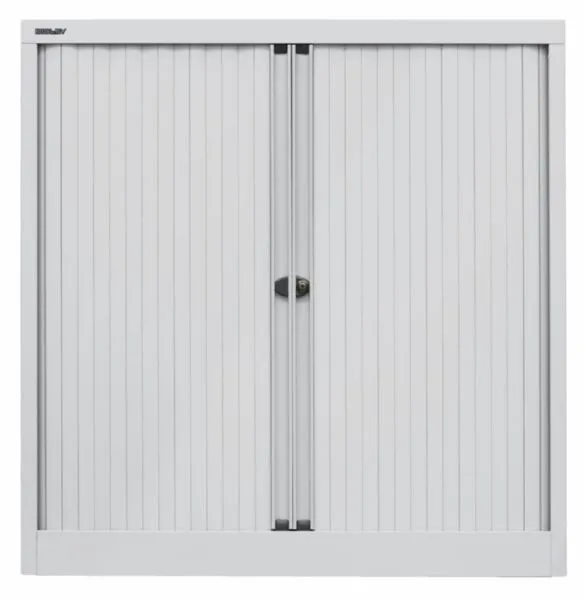 Bisley Rollladenschrank EuroTambour 2 Fachböden B 1000 mm lichtgrau