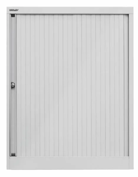 Bisley Rollladenschrank EuroTambour 2 Fachböden B 800 mm lichtgrau